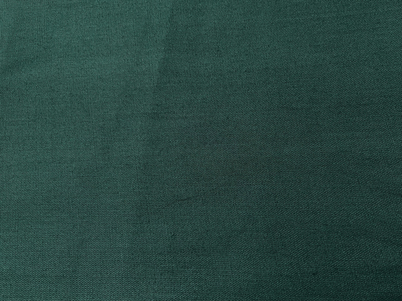 Bottle Green Plain Soft Cotton Rayon Fabric