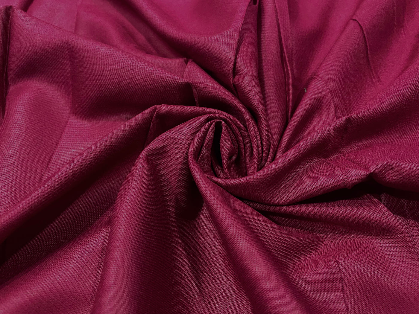 Maroon Plain Soft Cotton Rayon Fabric