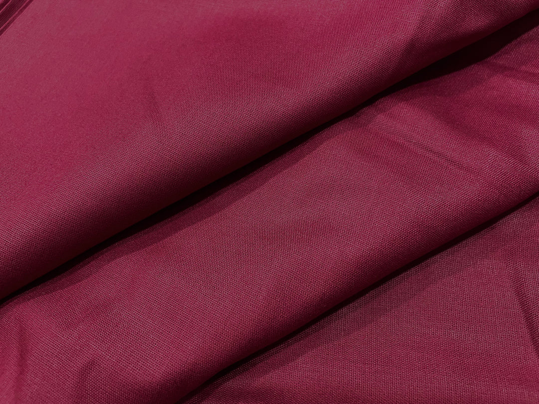 Maroon Plain Soft Cotton Rayon Fabric