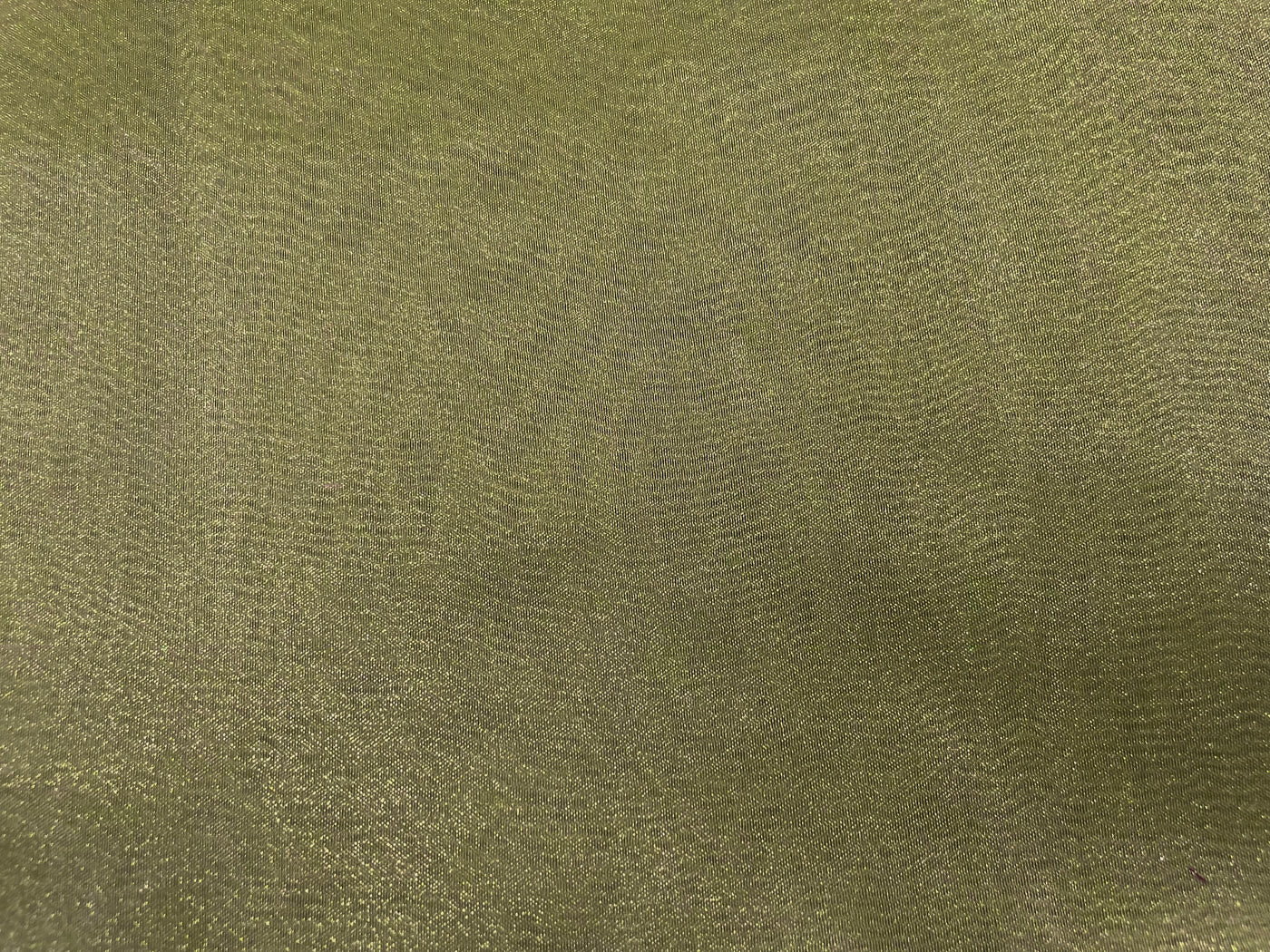 Olive Green Plain Organza Fabric