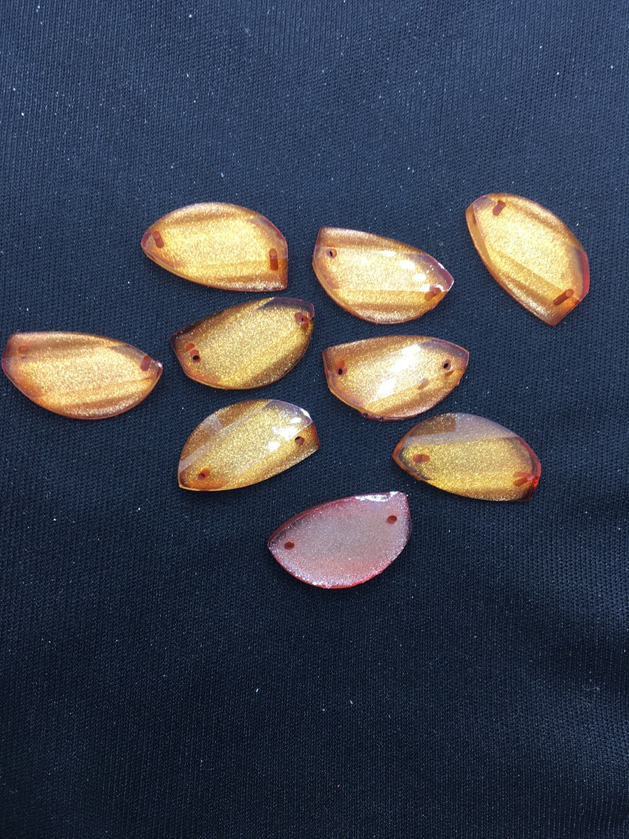 Light Brown Uneven Resin Stones