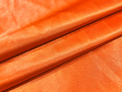 Orange Plain Premium Satin Fabric