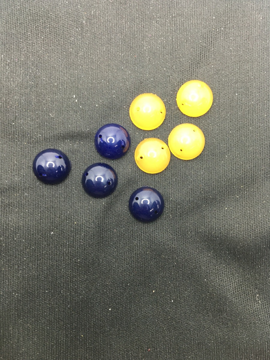 Multicolour Circular Resin Stones