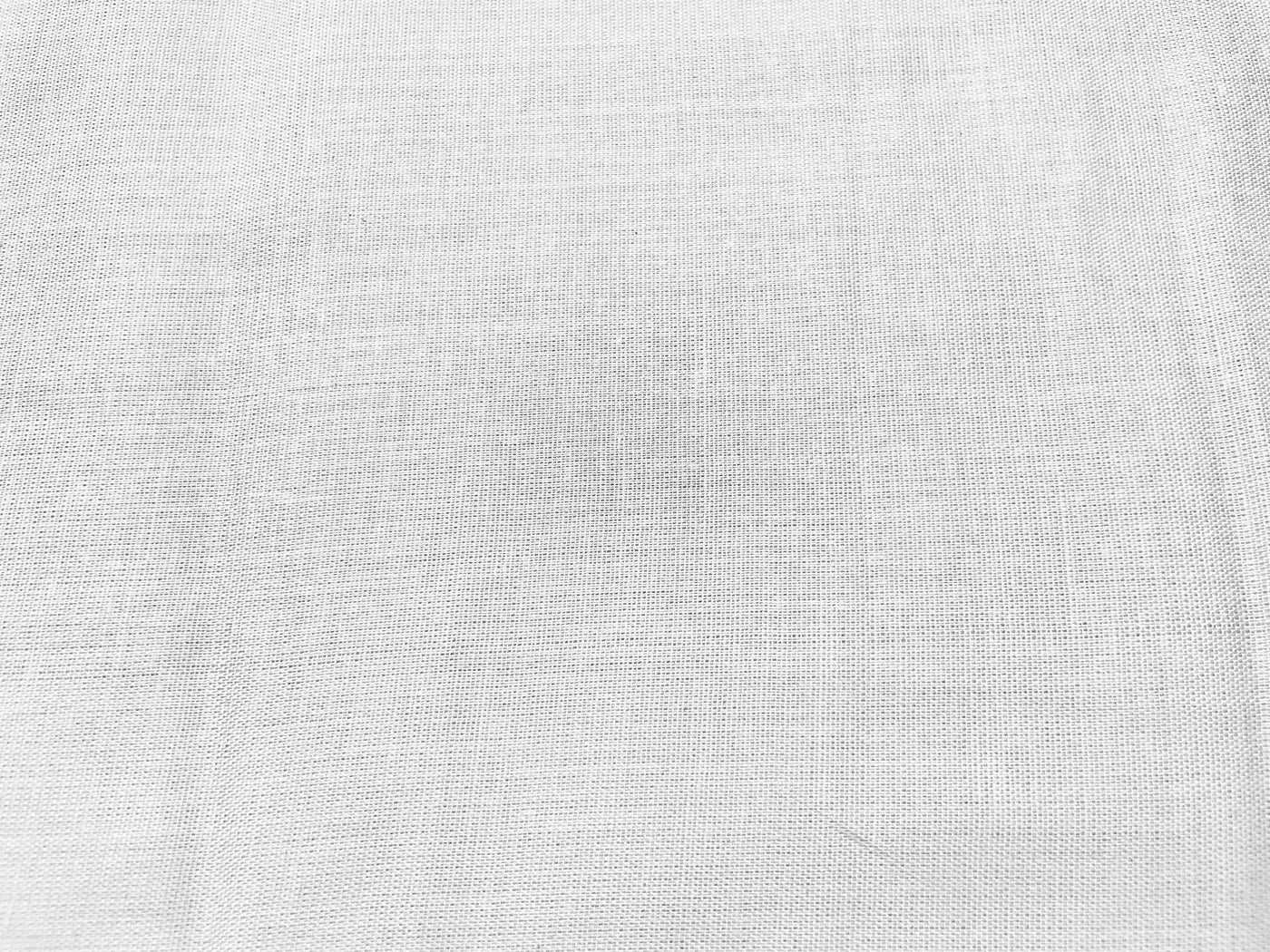 Pure White Plain Soft Cotton Rayon Fabric