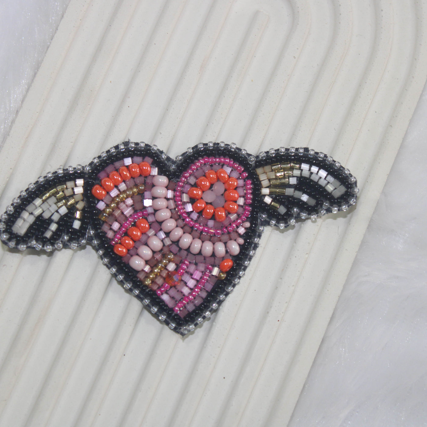 Multicolor Hearts & Wings Patches