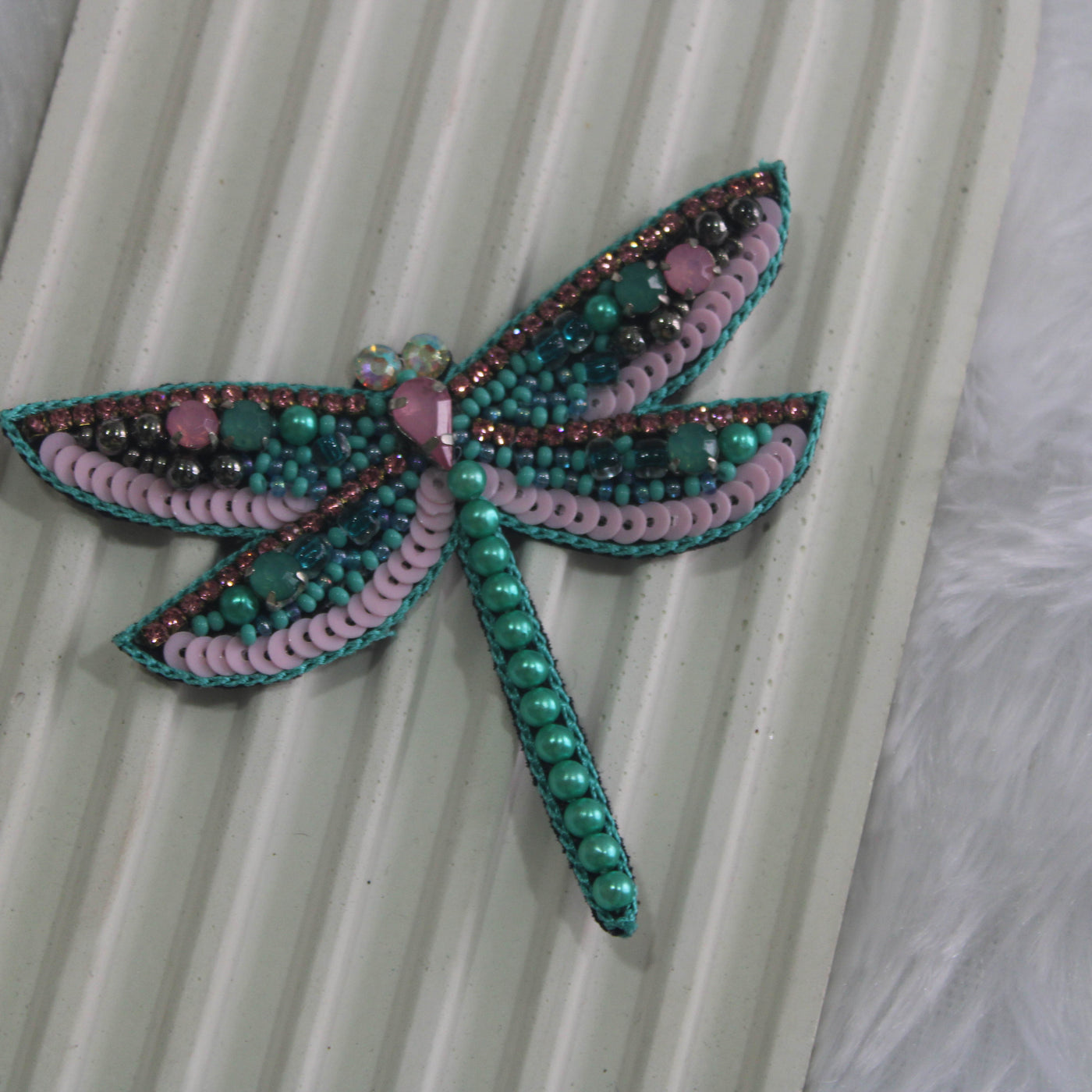 Multicolor Dragon Fly Patch