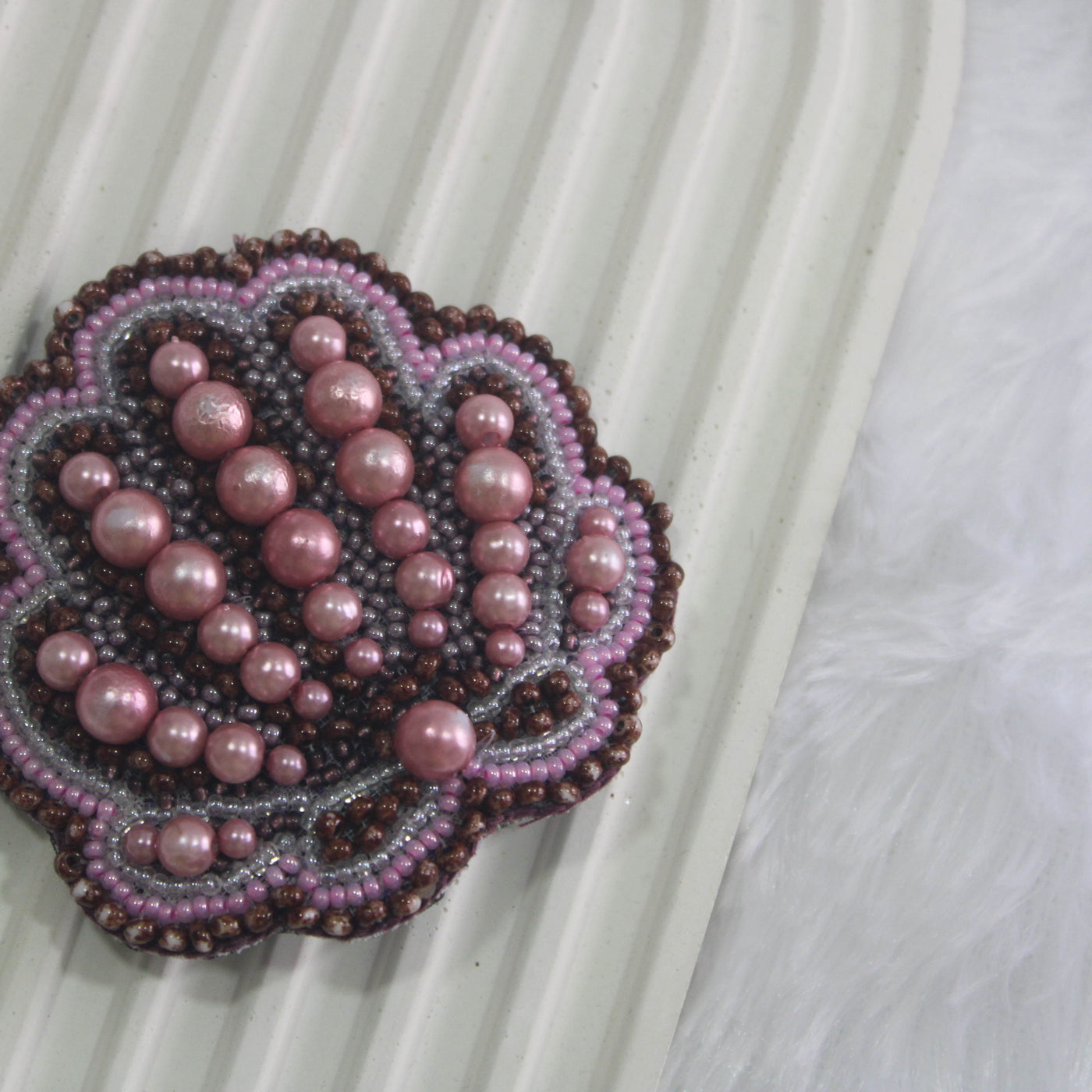 Multicolor Pearl Work Shell Patch