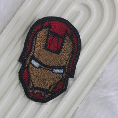 Golden Red Thread Work Ironman Patch