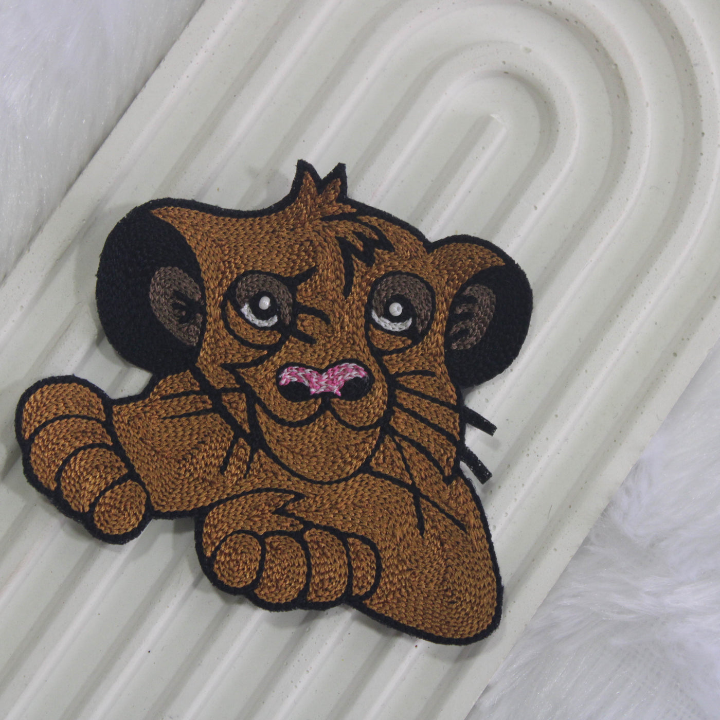 Yellow Thread Work Simba Patches