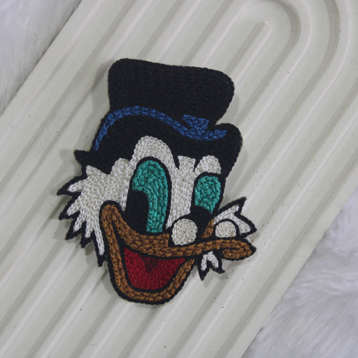 Multicolour Thread Work Donald Duck Patch