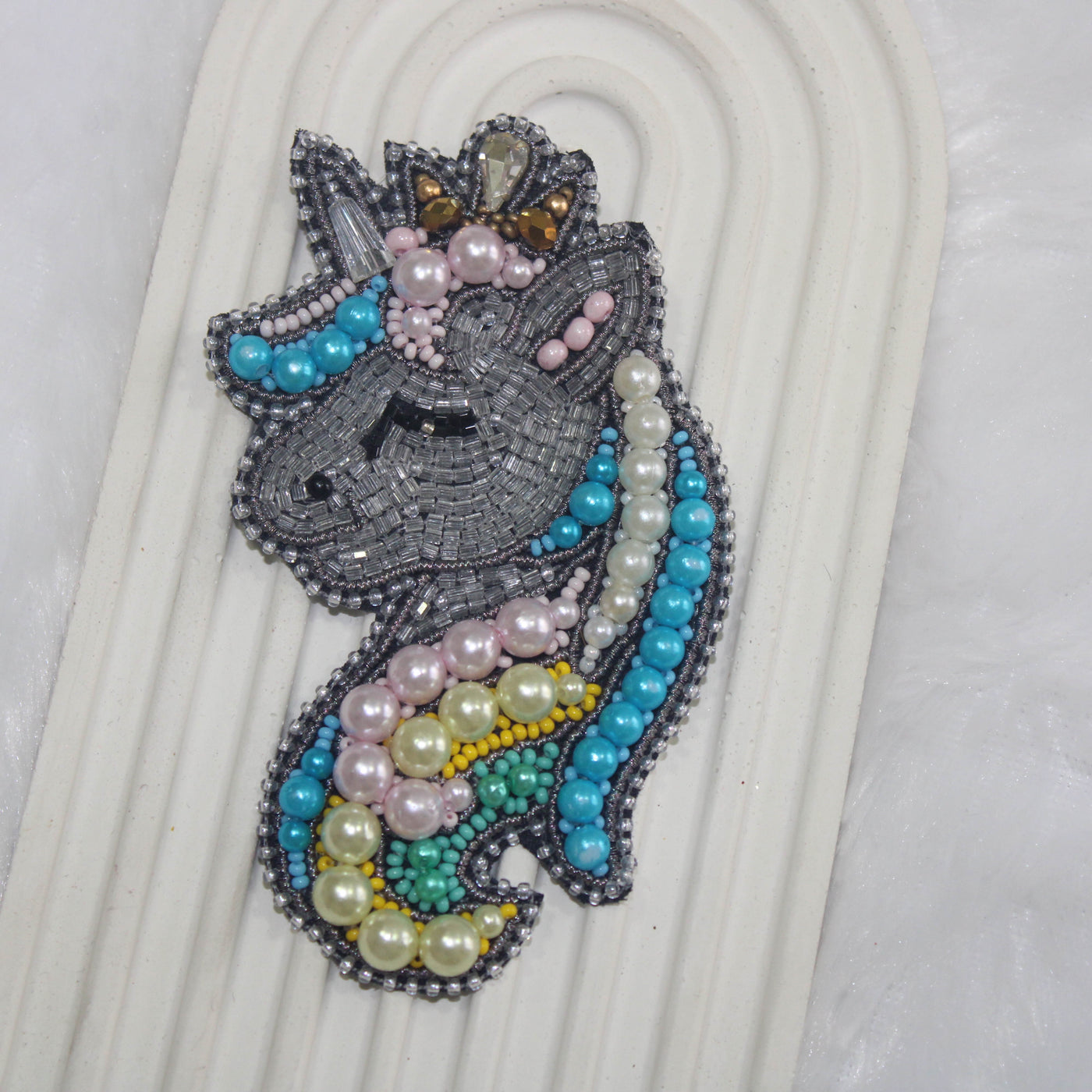 Pink And Blue Unicorn Patch