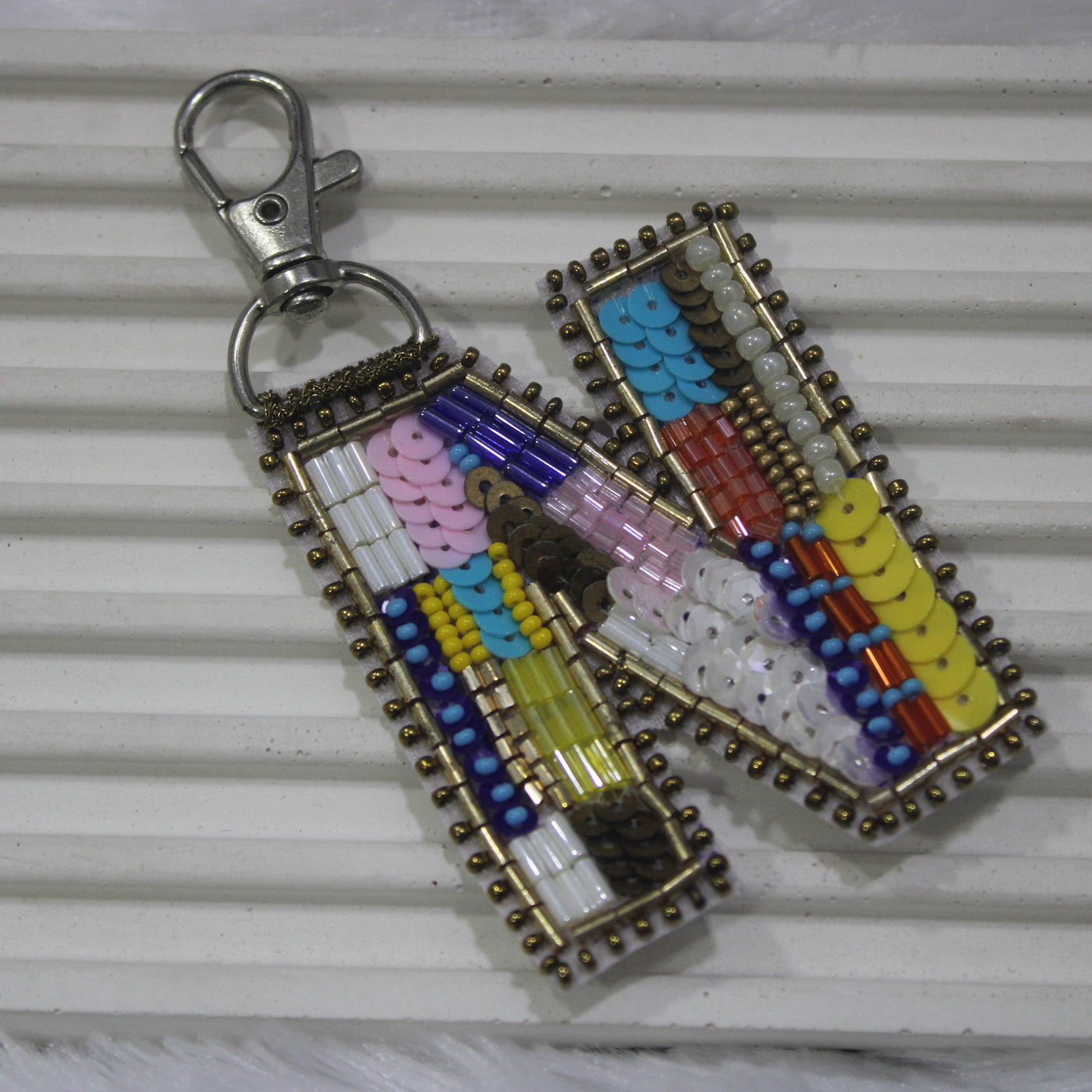 Multicolor 'N' Bag Charm