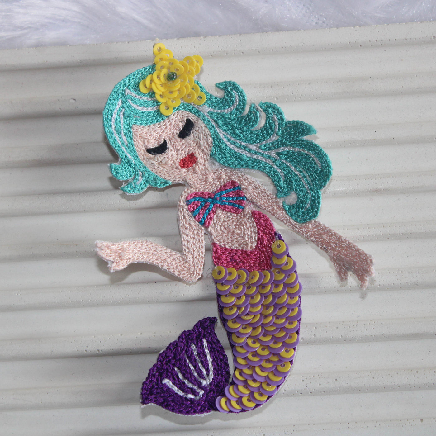 Multicolor Mermaid Handwork Patches