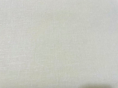 Cream Plain Cotton Linen Fabric