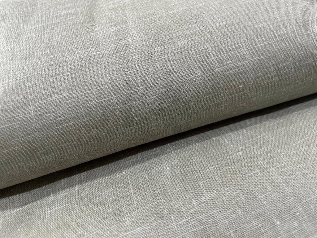 Pista Plain Cotton Linen Fabric