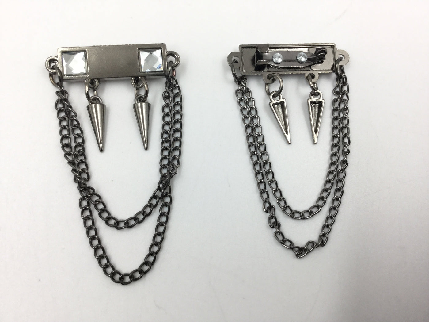 Silver Color Chain Hangings Brooch