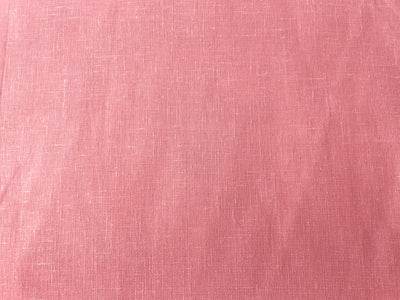 Light Red Plain Cotton Linen Fabric