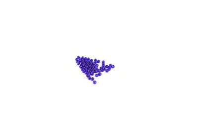 Violet Round Glass Beads