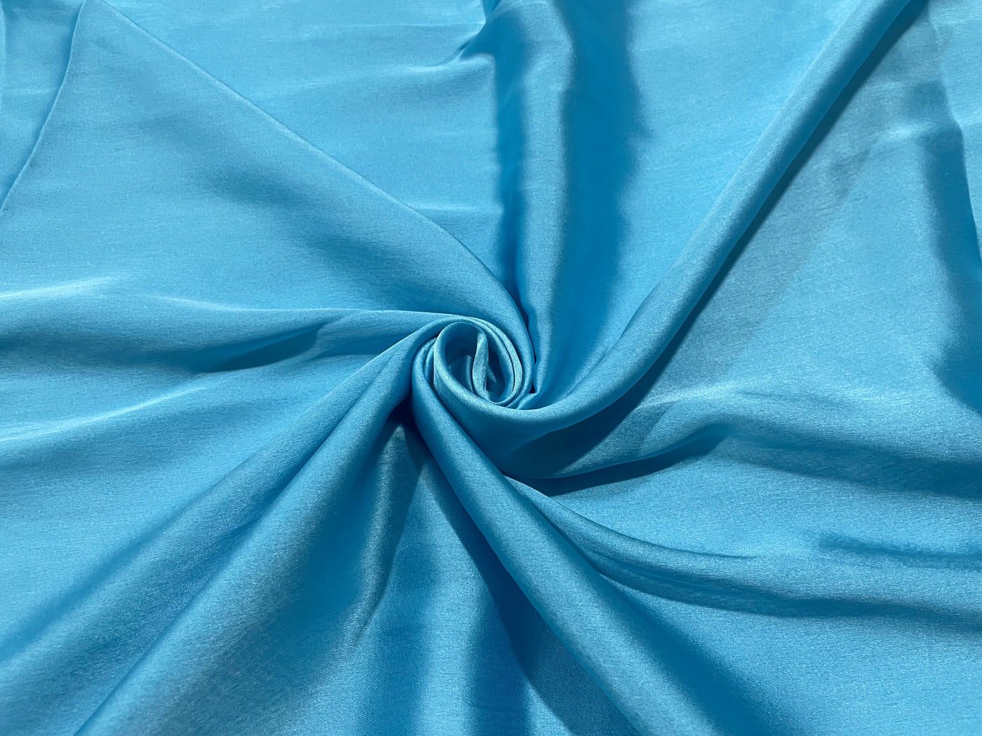 Sky Blue Plain Japan Satin Fabric