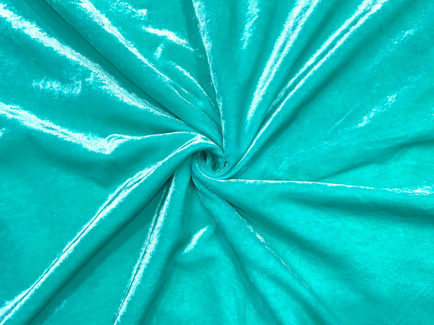 Precuts of Sea Green Plain Viscose Micro Velvet Fabric