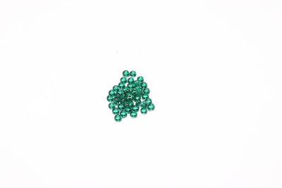 Teal Round Glass Beads