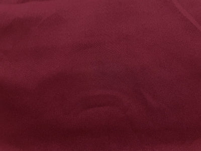 Maroon Plain Butter Crepe Fabric