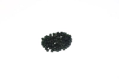 Black Square Glass Beads