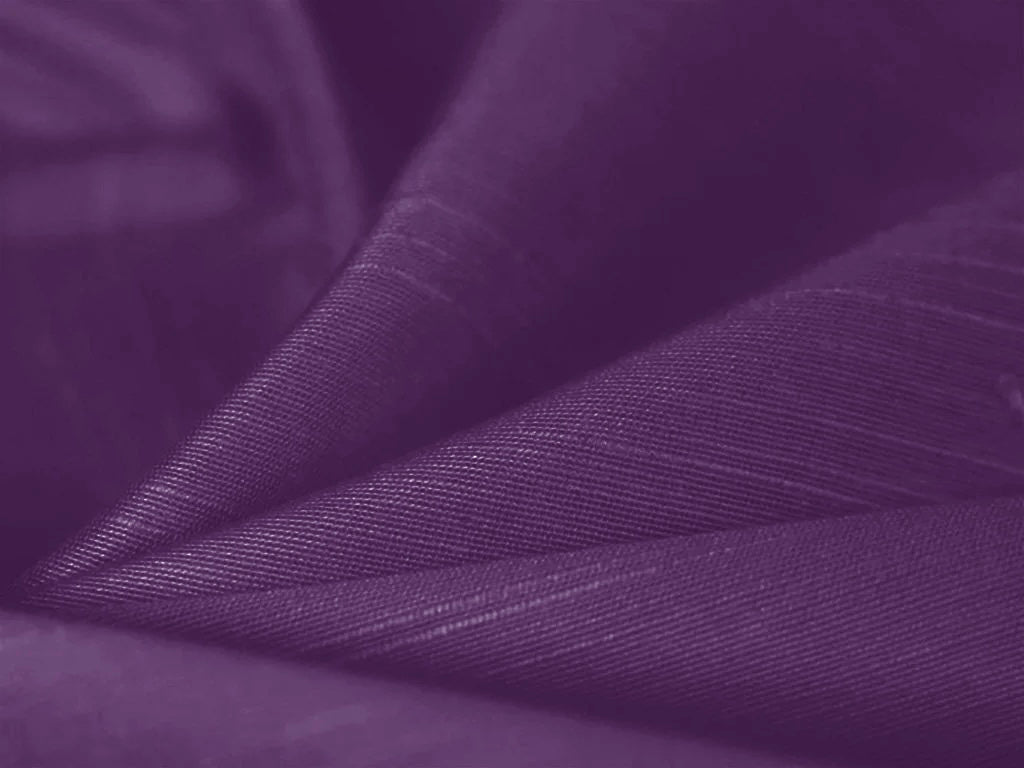 Violet Plain Bangalore Raw Silk Fabric