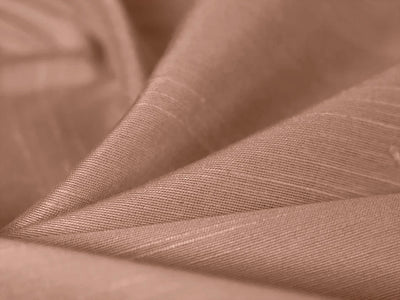 Light Brown Plain Bangalore Raw Silk Fabric