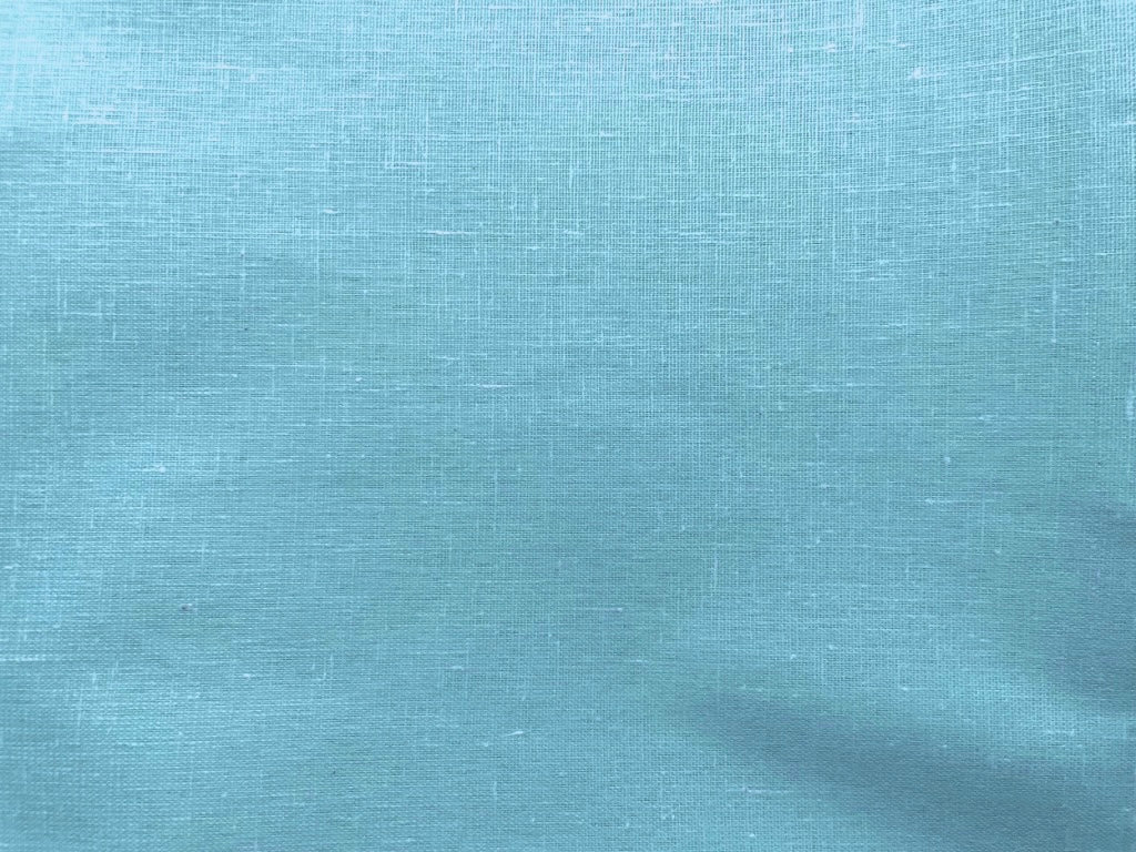 Sky Blue Plain Cotton Linen Fabric