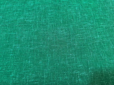 Green Plain Cotton Linen Fabric