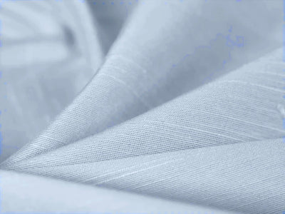 Silver Plain Bangalore Raw Silk Fabric