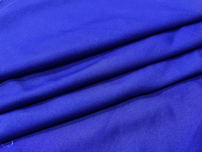 Royal Blue Plain Butter Crepe Fabric