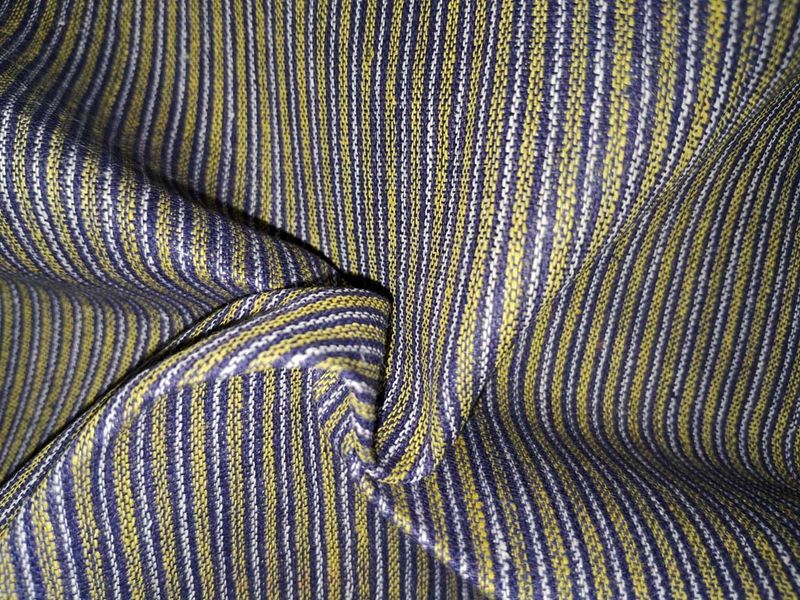 Mulicolor Stripes Cotton Fabric