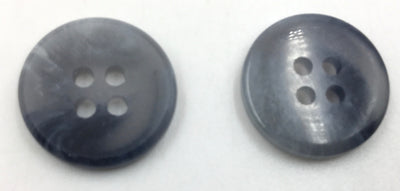 Light Gray Circular 4 Hole Polyester Buttons