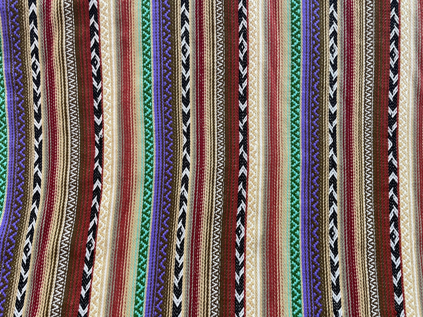 Multicolor Stripes Streep Cotton Jacquard Fabric