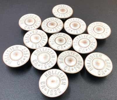 Copper Round Shaped Jeans Buttons (Wholesale)