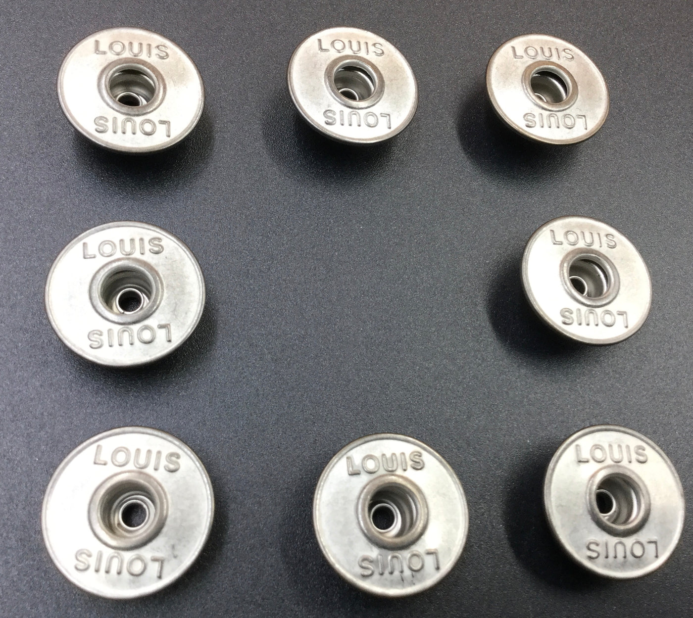 Silver Circular Nickel Jeans Buttons