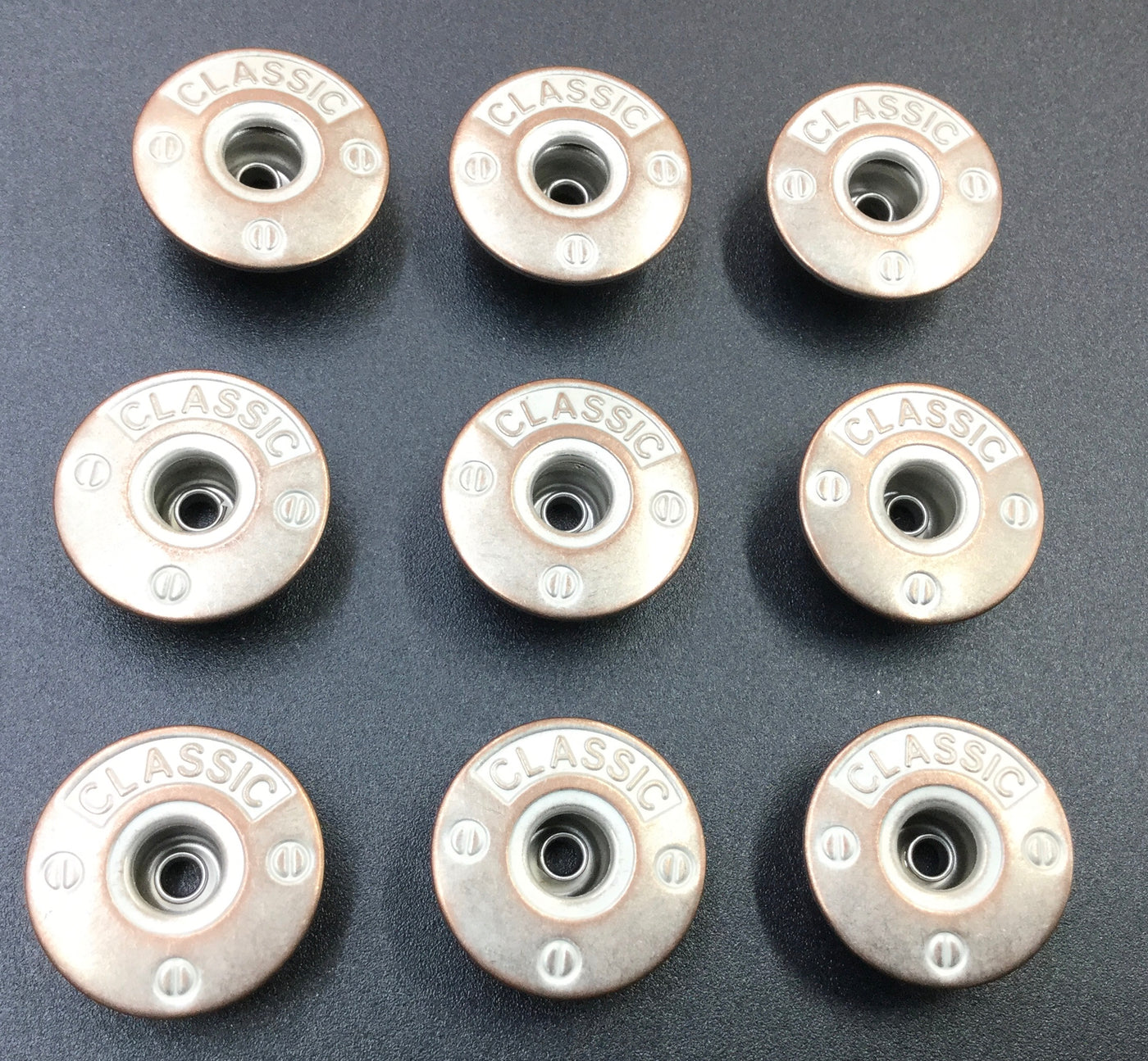 Copper Round Shaped Jeans Buttons