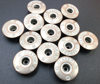 Copper Round Shaped Jeans Buttons