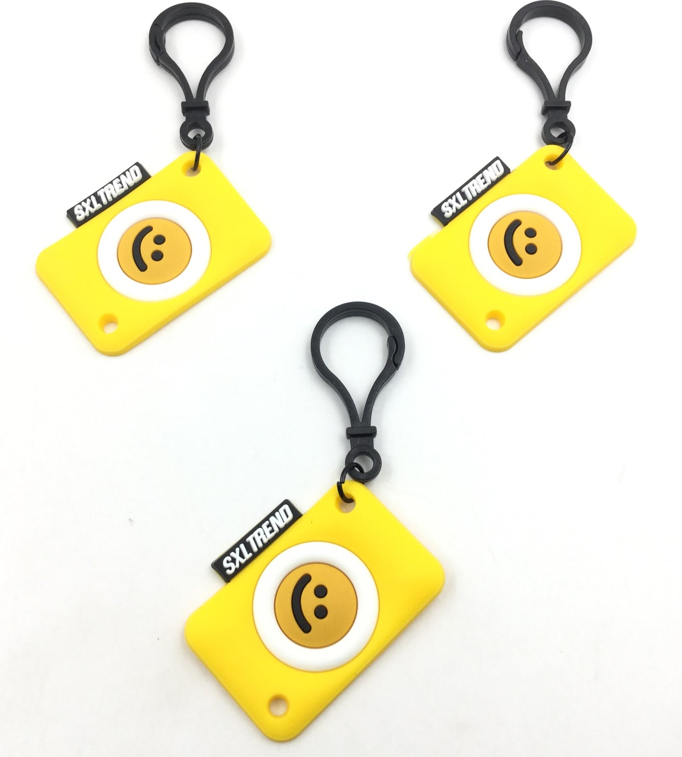 Yellow Colour Square Shape Smiley Design Hangings