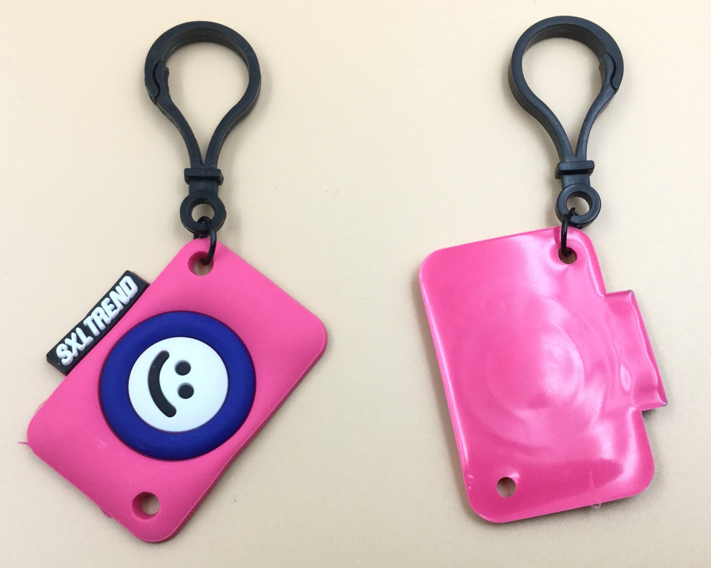 Pink & Blue Square Shape Smiley Design Hangings