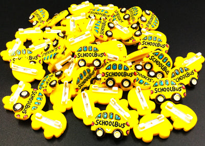 Yellow School Bus Badge