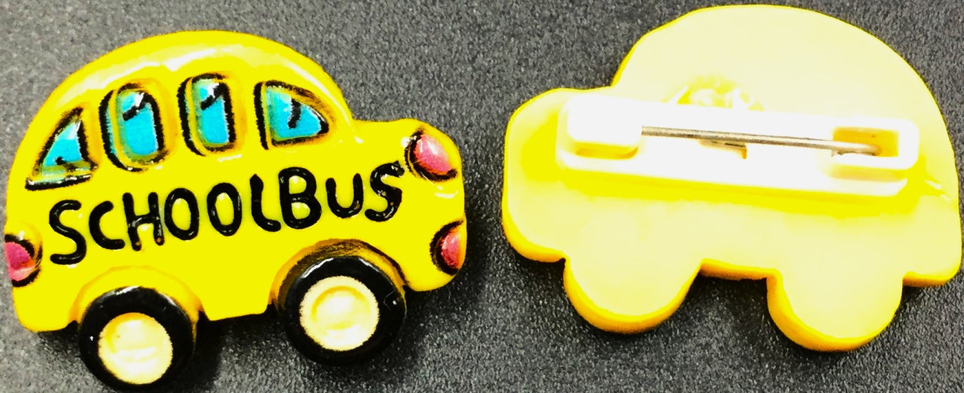 Yellow School Bus Badge