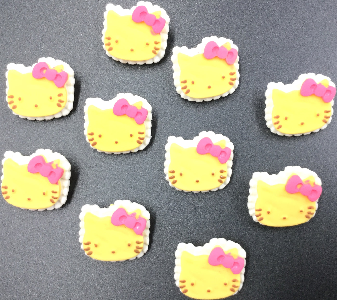 Yellow Hello Kitty Badge