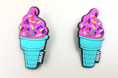 Sea Green & Pink Ice Candy Shaped Patches