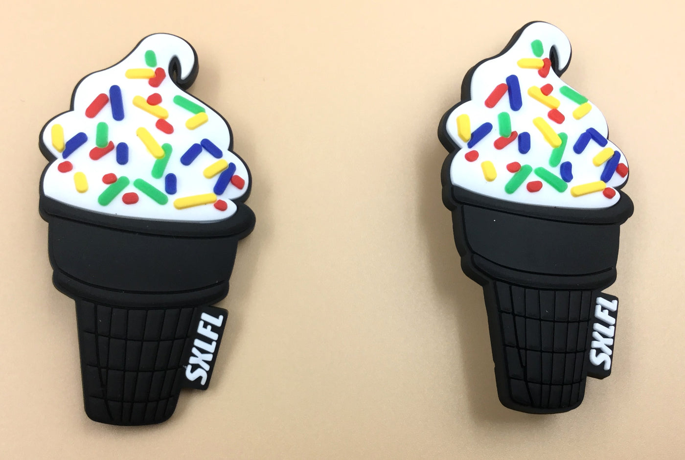 Black & White Ice Candy Shape Patches