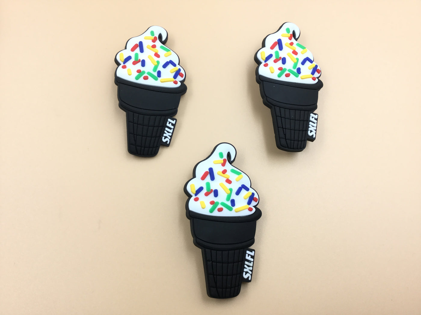 Black & White Ice Candy Shape Patches