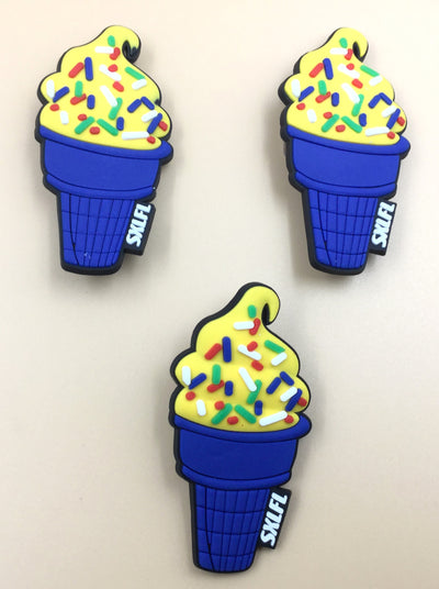 Blue & Yellow Ice Candy Shaped Patches