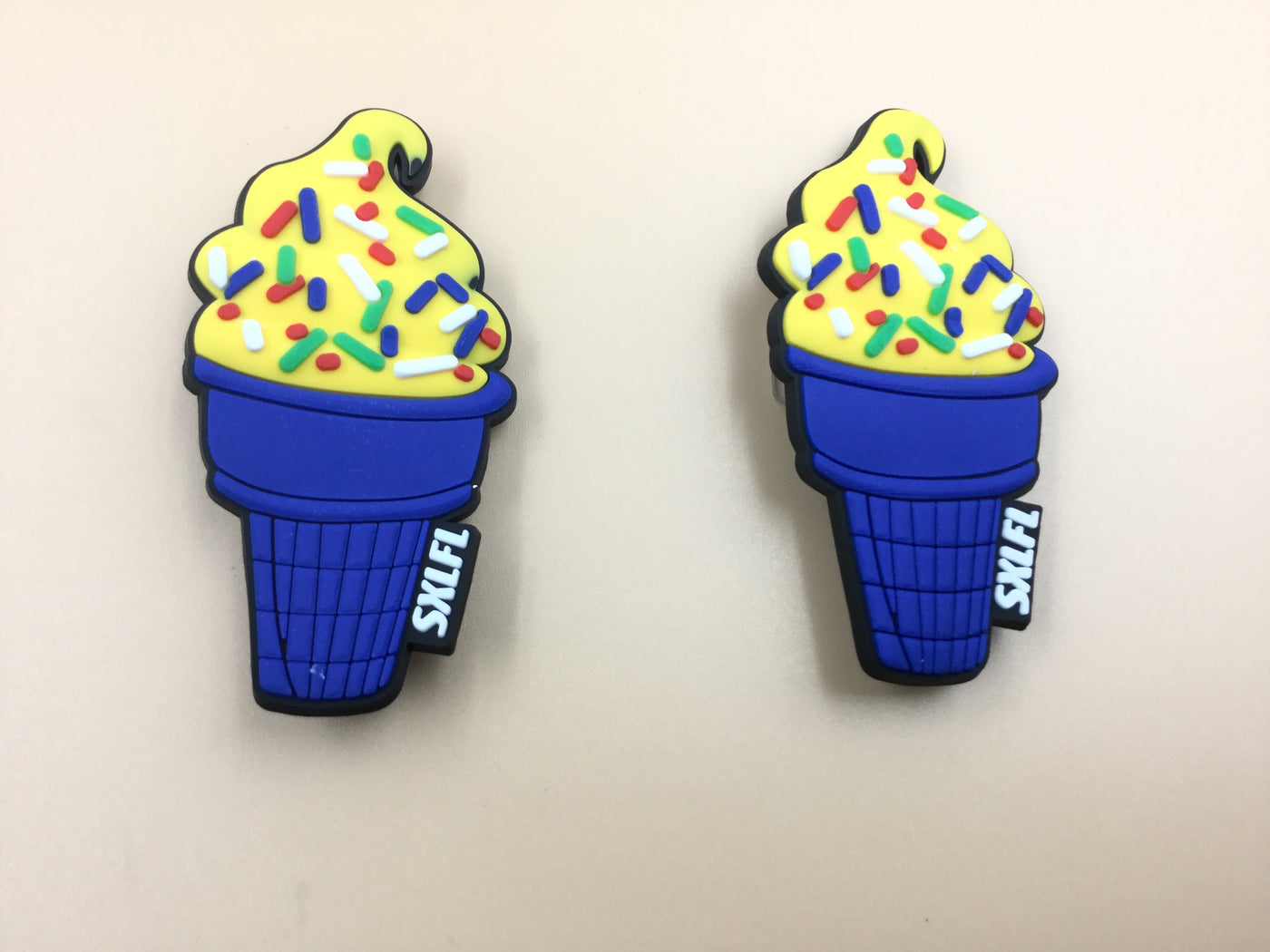 Blue & Yellow Ice Candy Shaped Patches